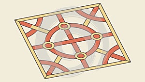 Mandala-Inspired Geometric Pattern, Intricate Circular Design, vector design Generative AI