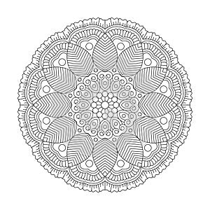 Mandala medley adult coloring book mandala page for kdp book interior