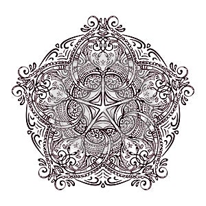 Mandala mehendi 3