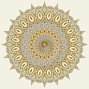 Mandala ornamental 20 degres