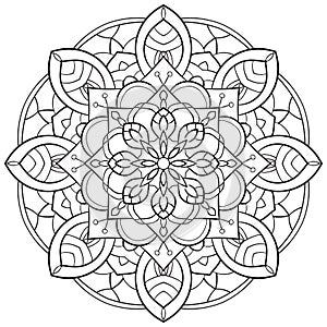 Mandala outline wedding, yoga