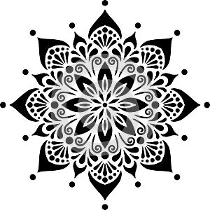 Mandala Pattern Stencil doodles sketch photo