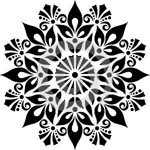 Mandala Pattern Stencil doodles sketch photo