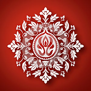 Mandala Rangoli Design for Dewali Background Wallpaper