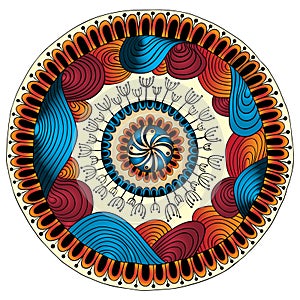 Mandala. Round Ornament Pattern.