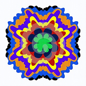 Mandala. Round Ornament Pattern. Vintage decorative elements. vector illustration