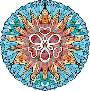 Mandala style image part 3.