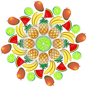 Mandala Summer Fruit and Juice 1