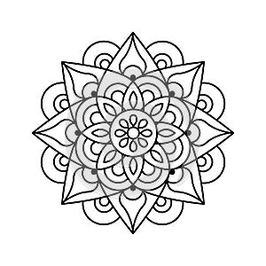 Mandala Symbol - Decorative Ornament