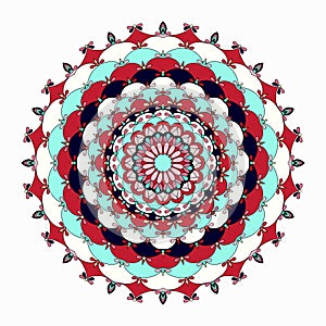 Mandala tribal ethnic ornament vector slamic arabic indian pattern photo