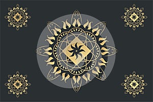 Mandala vector for luxurious design
