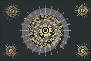 Mandala vector for luxurious design