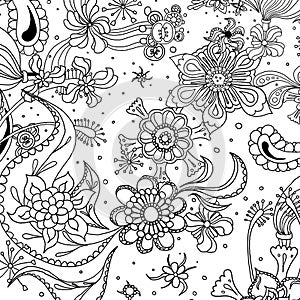 Mandala Vintage Retro Floral Flower Art Hippie Texture Abstract Background