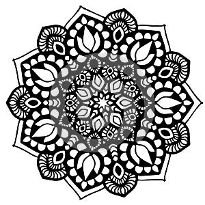 Mandalas for coloring book. Decorative round ornaments. Unusual flower shape. Oriental vector, Anti-stress therapy patterns. Weave