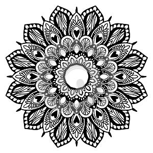 Mandalas for coloring book. Decorative round ornaments. Unusual flower shape. Oriental vector, Anti-stress therapy patterns. Weave