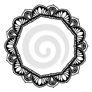 Mandalas for coloring book. Decorative round ornaments. Unusual flower shape. Oriental vector, Anti-stress therapy patterns. Weave