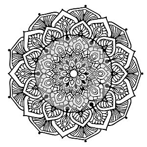 Mandalas for coloring book. Decorative round ornaments. Unusual flower shape. Oriental vector, Anti-stress therapy patterns. Weave