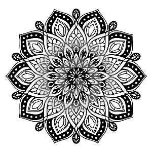 Mandalas for coloring book. Decorative round ornaments. Unusual flower shape. Oriental vector, Anti-stress therapy patterns. Weave