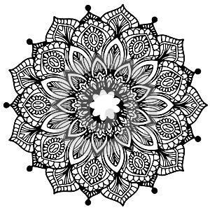 Mandalas for coloring book. Decorative round ornaments. Unusual flower shape. Oriental vector, Anti-stress therapy patterns. Weave