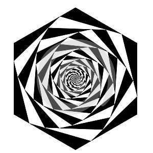 Mandalas, Fractals, Optical illusions Vectors & Clipart Hand drawn