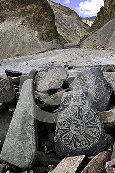 Mandalas on Mani Wall photo