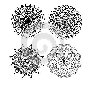 4 Mandalas Para Colorear Acmoladesign photo