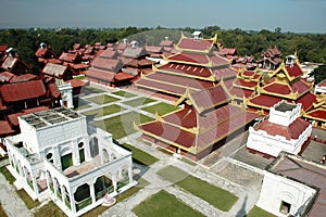 Mandalay Palace Aerial View