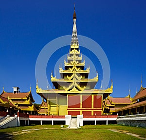 Mandalay palace, Mandalay, Myanmar