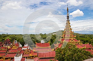 Mandalay Palace Myanmar Burma Asia