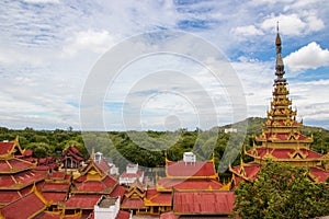 Mandalay Palace Myanmar Burma Asia