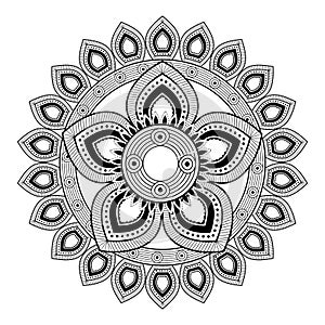 Mandale of bohemic and ornament concept