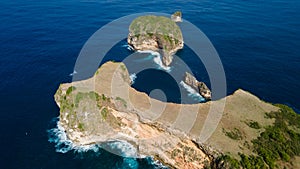 Mandalika surrounding area seascape aerial view photo