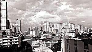 Mandaluyong Skyline, Philippines - an urbanized city in Metro Manila, Philippines photo