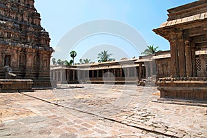 Mandapas in the north west corner, Airavatesvara Temple complex, Darasuram, Tamil Nadu