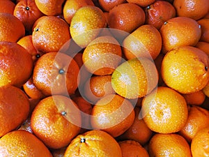 Mandarin Orange in Fruit Market