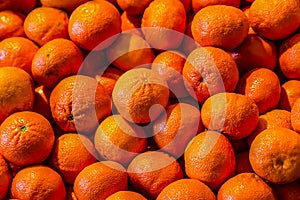 Mandarin orange rough large fruit set pile pattern fruit base design market tray