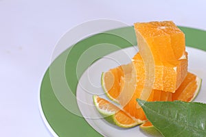 Mandarin orange slices photo