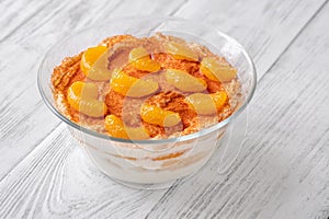 Mandarin orange tiramisu