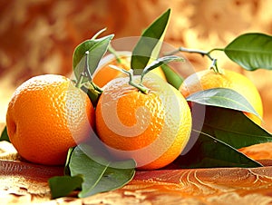 Mandarin Oranges, A symbol of good luck, Generative AI