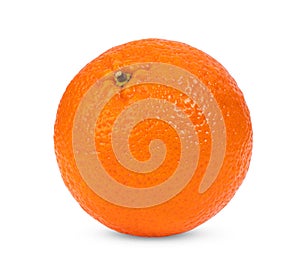 Mandarin, tangerine citrus fruit isolated on white background