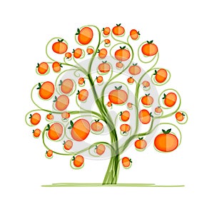 Mandarin tree for your design