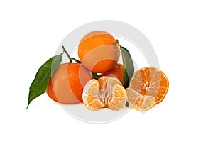 Mandarines, tangerine or clementine fruit