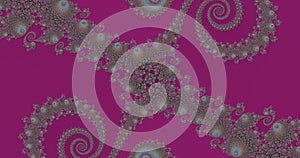 A mandelbrot fractal with a slope effect multicolor