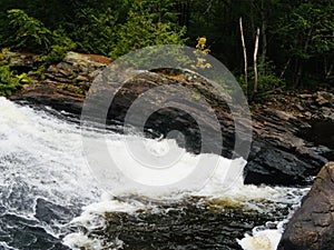 The Mandeville waterfall in southern Quebec photo