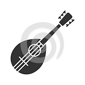 Mandolin glyph icon