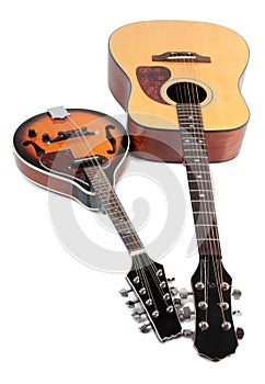 Mandolin and guitar photo