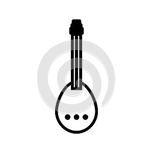 Mandolin icon or logo isolated sign symbol vector illustration