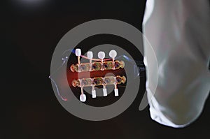 Mandolin neck headstock