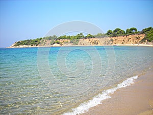 Mandraki Beach at Skiathos, Greece