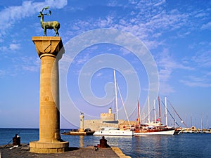 Mandraki Harbor, Rhodes